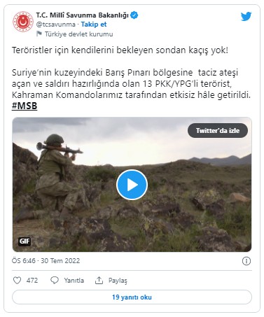 Son dakika: 13 terörist etkisiz hale getirildi!